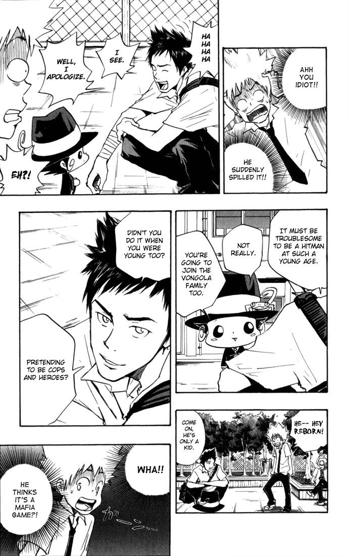 Kateikyoushi Hitman Reborn! Chapter 8 page 13 - Chapter 8: Family Entrance Test