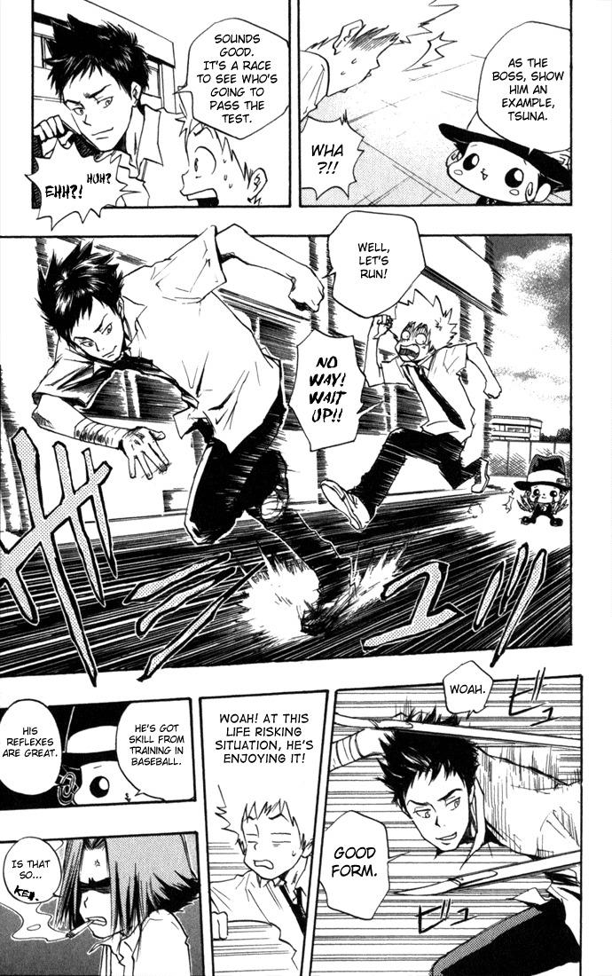 Kateikyoushi Hitman Reborn! Chapter 8 page 17 - Chapter 8: Family Entrance Test