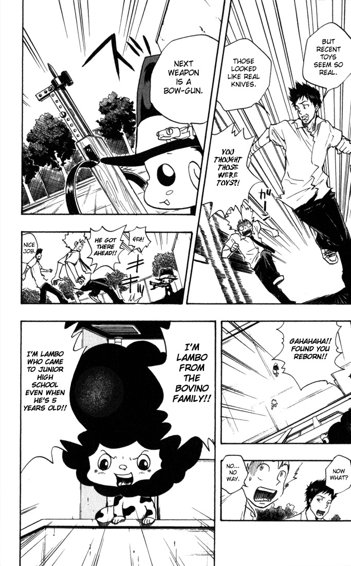Kateikyoushi Hitman Reborn! Chapter 8 page 18 - Chapter 8: Family Entrance Test