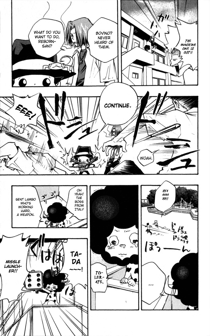 Kateikyoushi Hitman Reborn! Chapter 8 page 19 - Chapter 8: Family Entrance Test