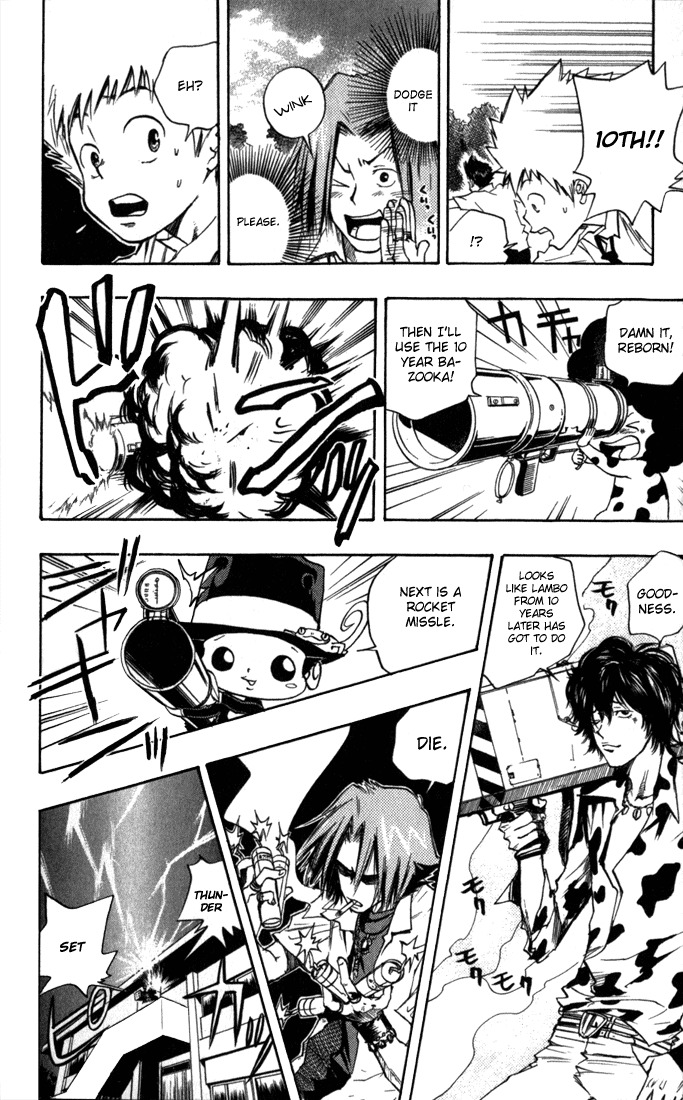 Kateikyoushi Hitman Reborn! Chapter 8 page 22 - Chapter 8: Family Entrance Test