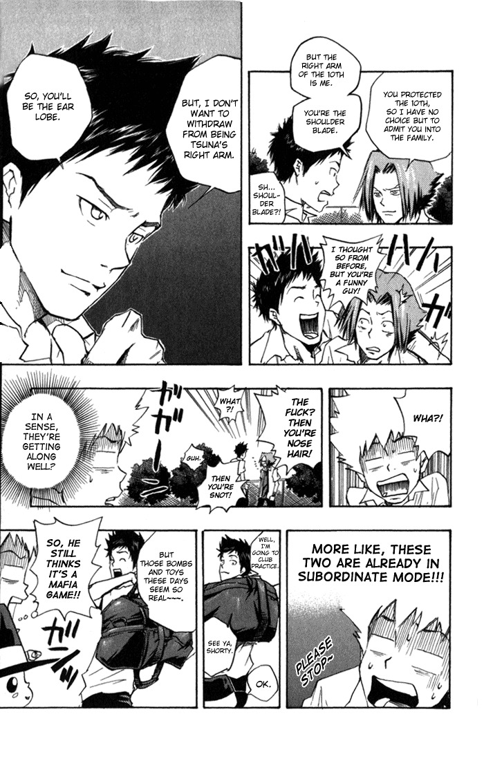 Kateikyoushi Hitman Reborn! Chapter 8 page 25 - Chapter 8: Family Entrance Test