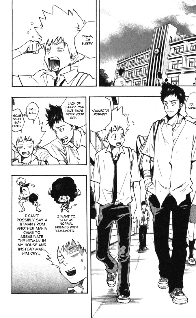 Kateikyoushi Hitman Reborn! Chapter 8 page 8 - Chapter 8: Family Entrance Test