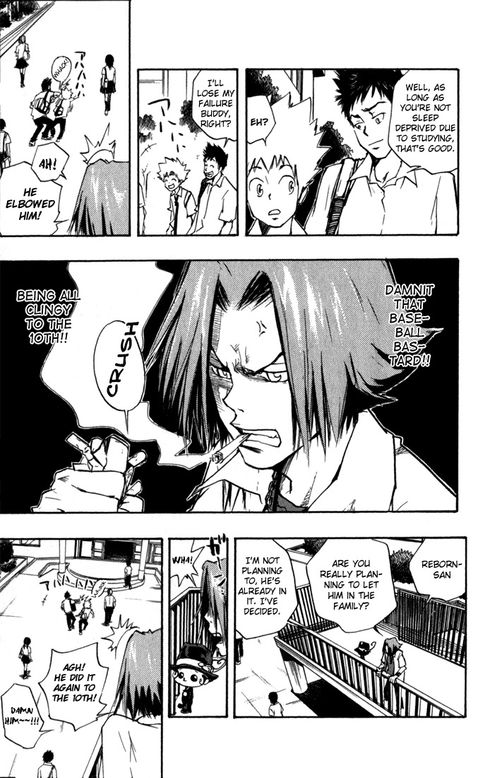 Kateikyoushi Hitman Reborn! Chapter 8 page 9 - Chapter 8: Family Entrance Test