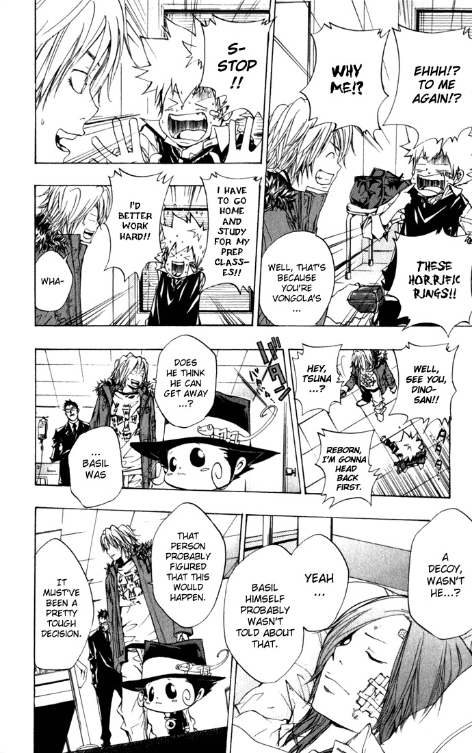 Kateikyoushi Hitman Reborn! Chapter 84 page 13 - Chapter 84: Half Vangola Rings