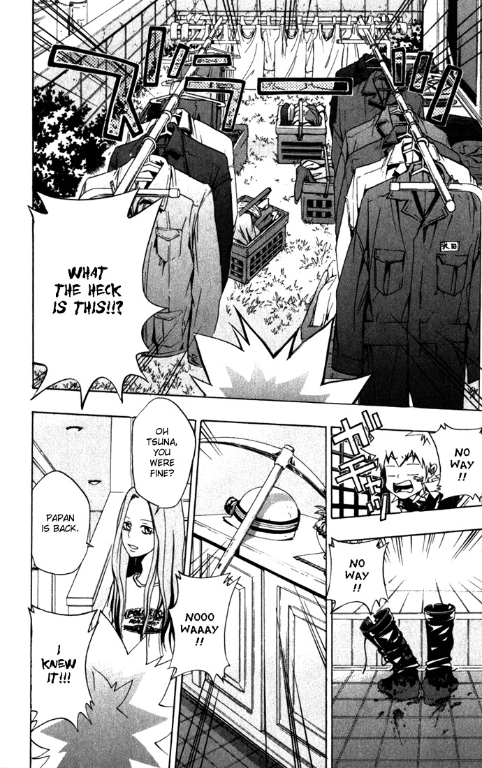 Kateikyoushi Hitman Reborn! Chapter 84 page 15 - Chapter 84: Half Vangola Rings