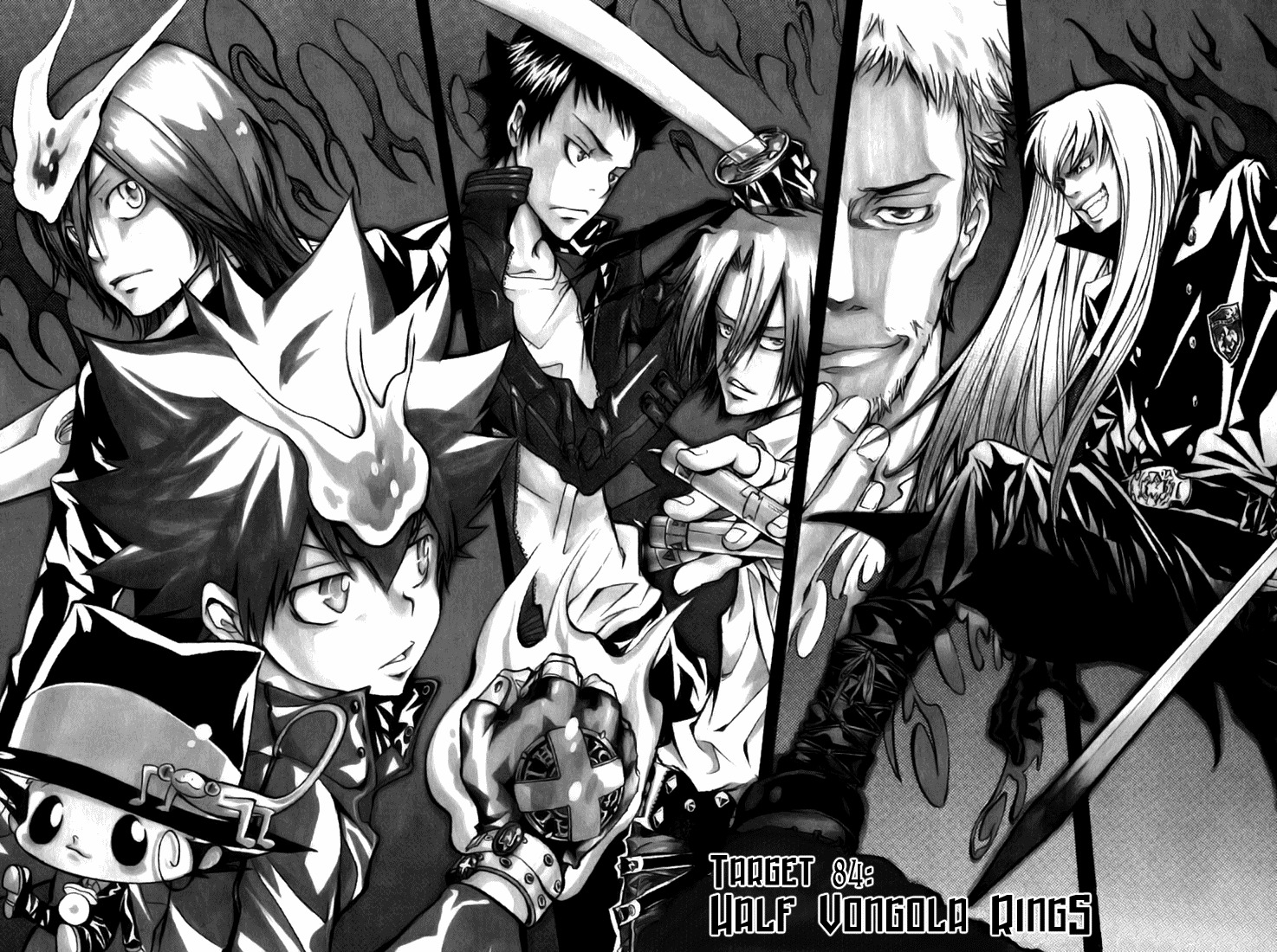 Kateikyoushi Hitman Reborn! Chapter 84 page 2 - Chapter 84: Half Vangola Rings