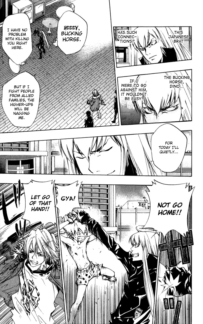 Kateikyoushi Hitman Reborn! Chapter 84 page 4 - Chapter 84: Half Vangola Rings