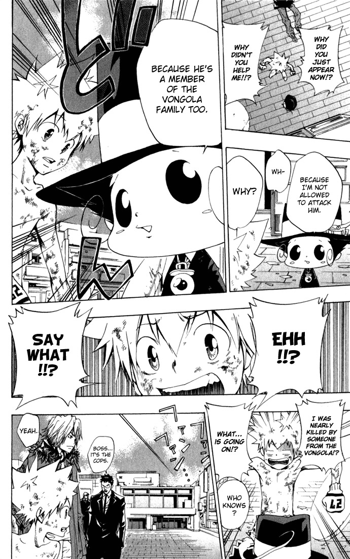 Kateikyoushi Hitman Reborn! Chapter 84 page 7 - Chapter 84: Half Vangola Rings