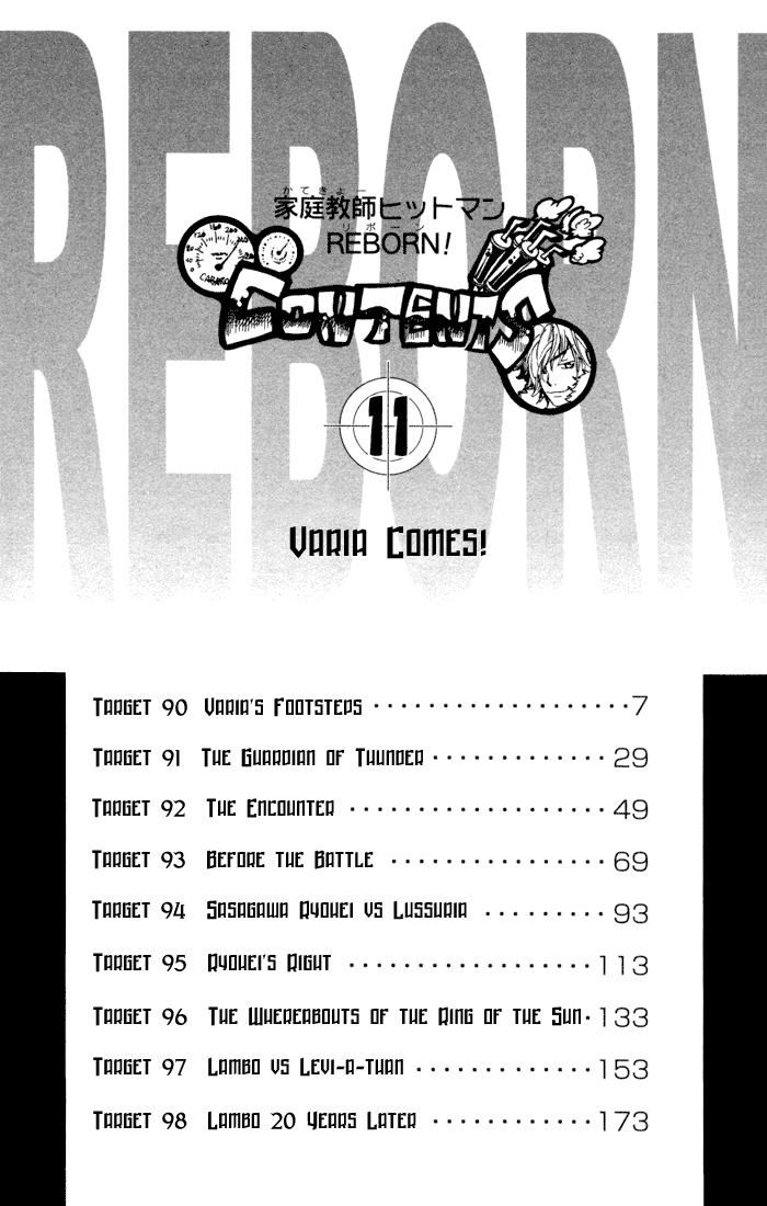 Kateikyoushi Hitman Reborn! Chapter 90 page 6 - Chapter 90: Varia's Footsteps