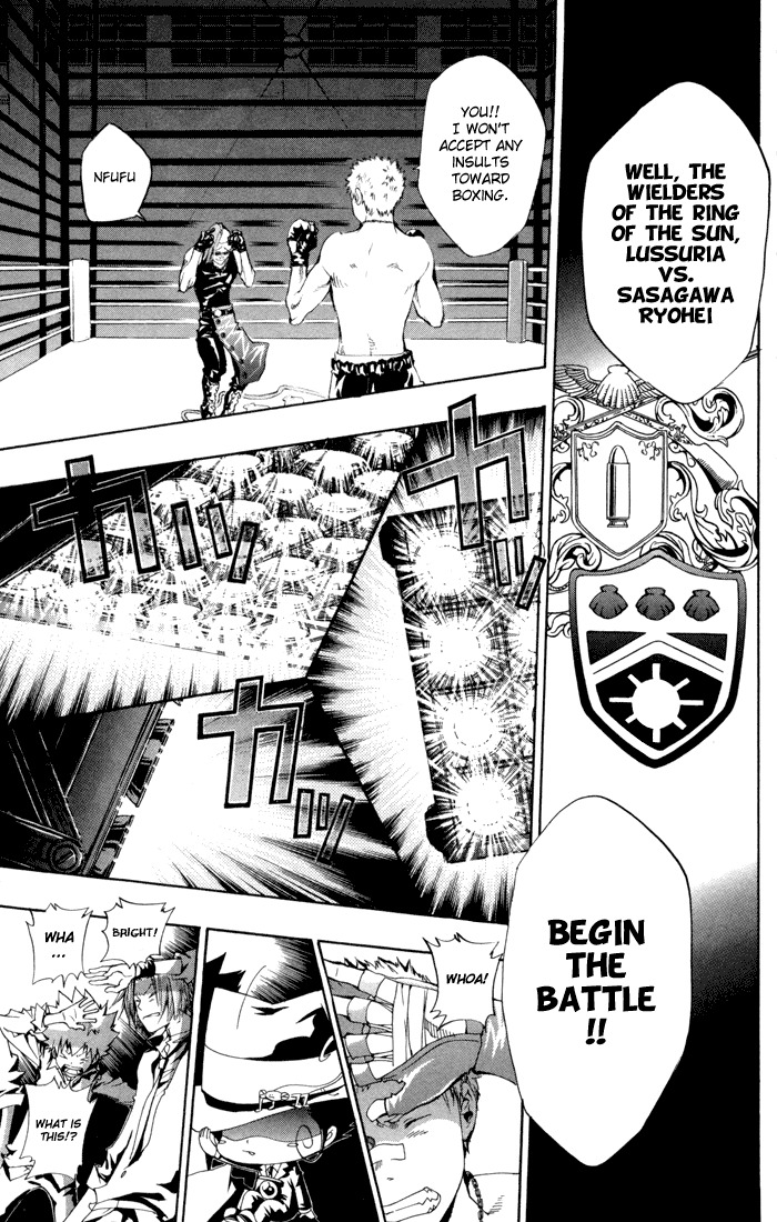 Kateikyoushi Hitman Reborn! Chapter 94 page 10 - Chapter 94: Sasagawa Ryohei vs. Lussuria