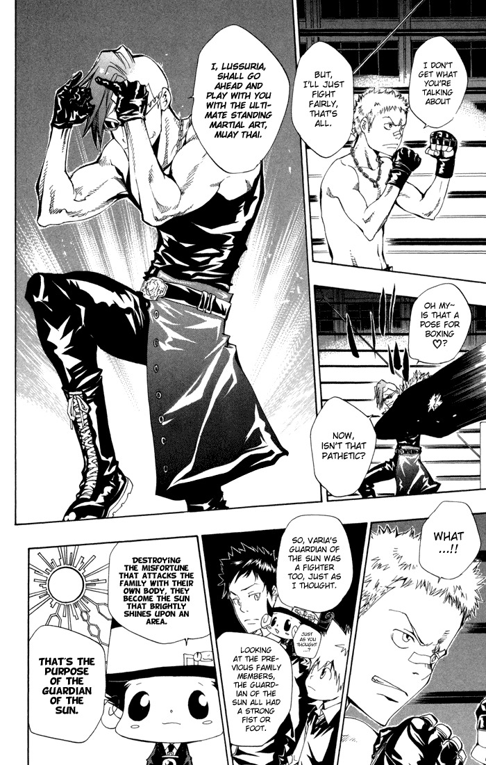 Kateikyoushi Hitman Reborn! Chapter 94 page 9 - Chapter 94: Sasagawa Ryohei vs. Lussuria