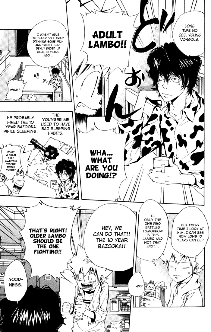 Kateikyoushi Hitman Reborn! Chapter 96 page 13 - Chapter 96: The Whereabouts of the Ring of the Sun