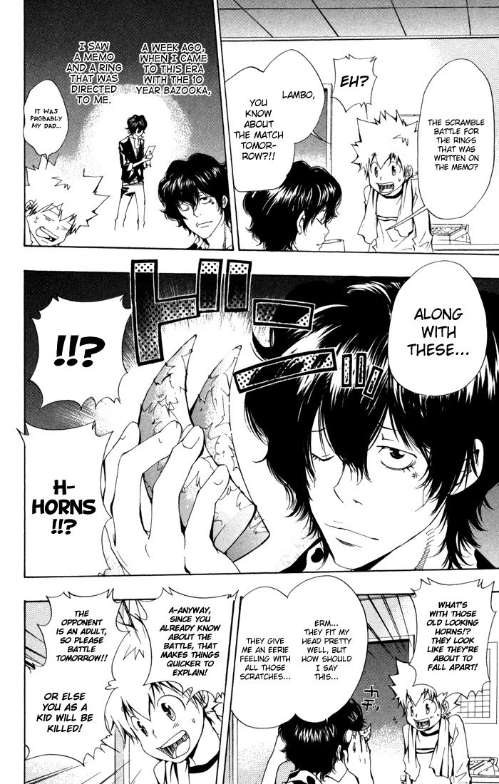 Kateikyoushi Hitman Reborn! Chapter 96 page 14 - Chapter 96: The Whereabouts of the Ring of the Sun