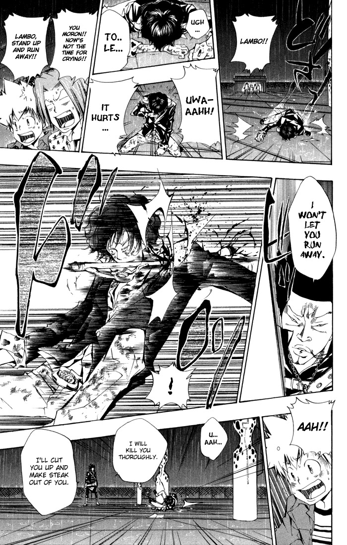 Kateikyoushi Hitman Reborn! Chapter 97 page 17 - Chapter 97: Lambo vs. Leviathan