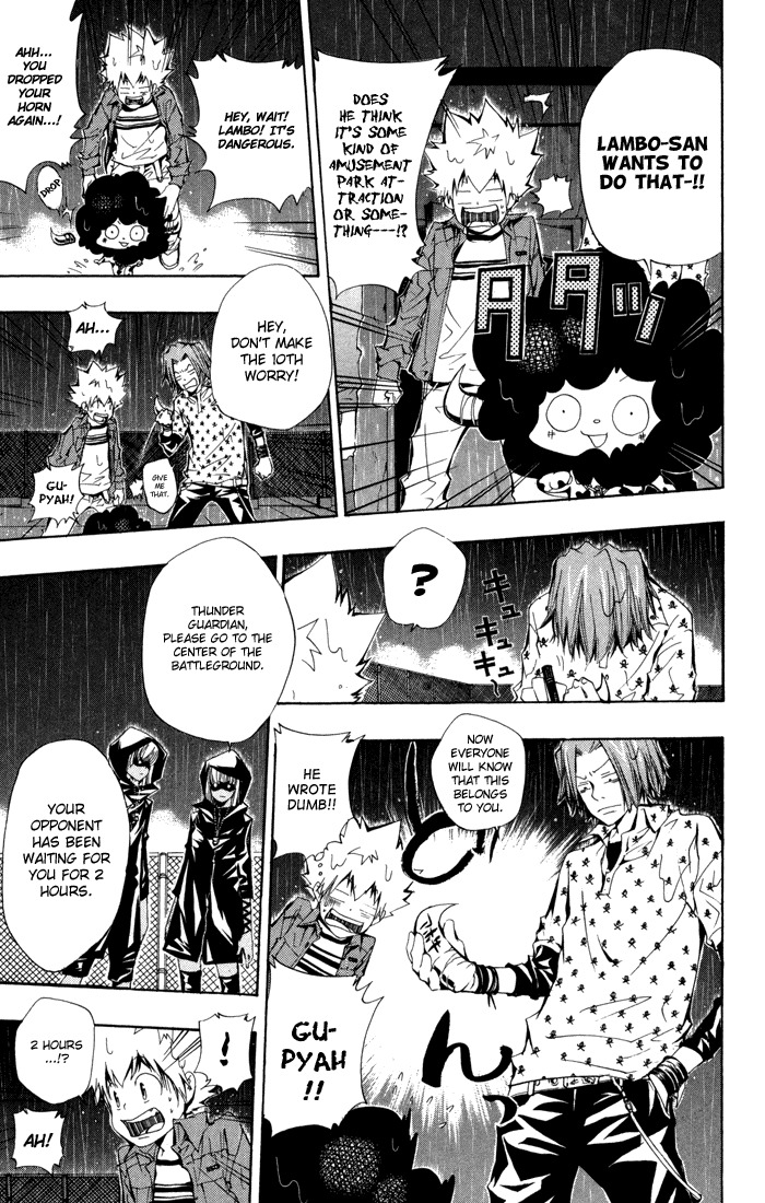 Kateikyoushi Hitman Reborn! Chapter 97 page 3 - Chapter 97: Lambo vs. Leviathan
