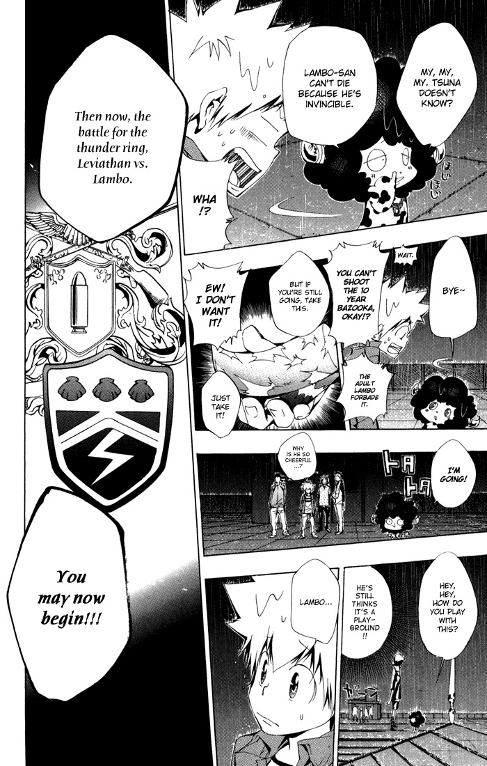 Kateikyoushi Hitman Reborn! Chapter 97 page 6 - Chapter 97: Lambo vs. Leviathan