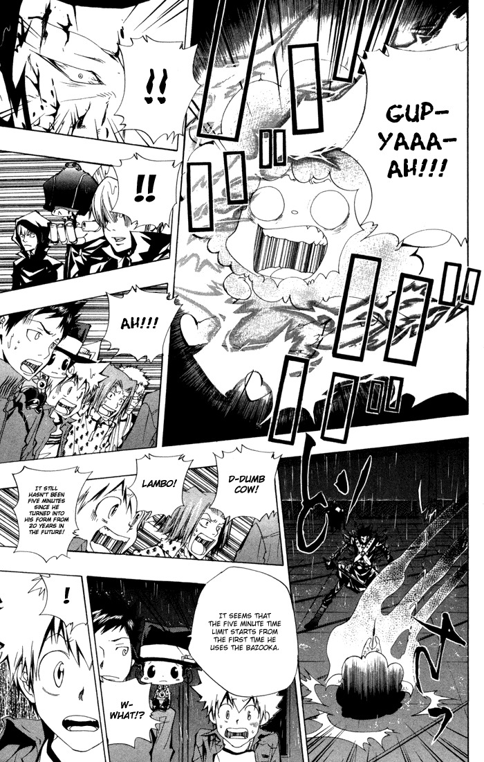 Kateikyoushi Hitman Reborn! Chapter 98 page 13 - Chapter 98: Lambo, 20 Years Later
