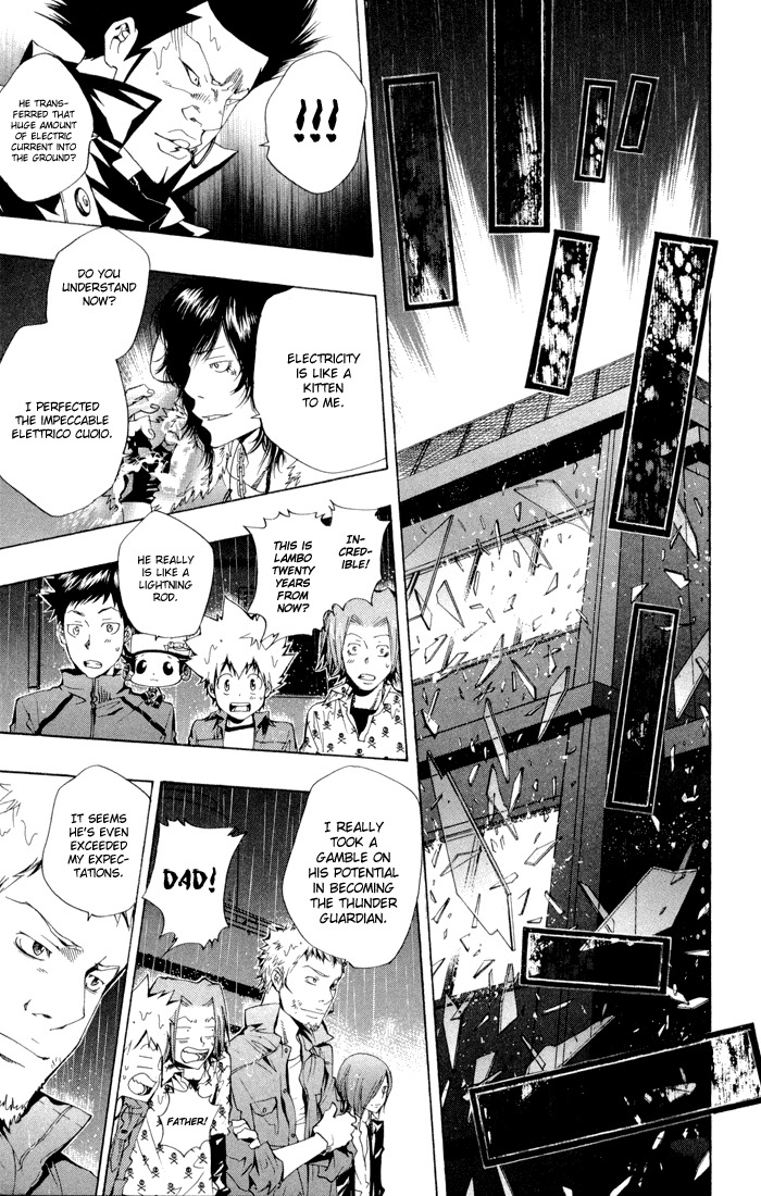 Kateikyoushi Hitman Reborn! Chapter 98 page 7 - Chapter 98: Lambo, 20 Years Later