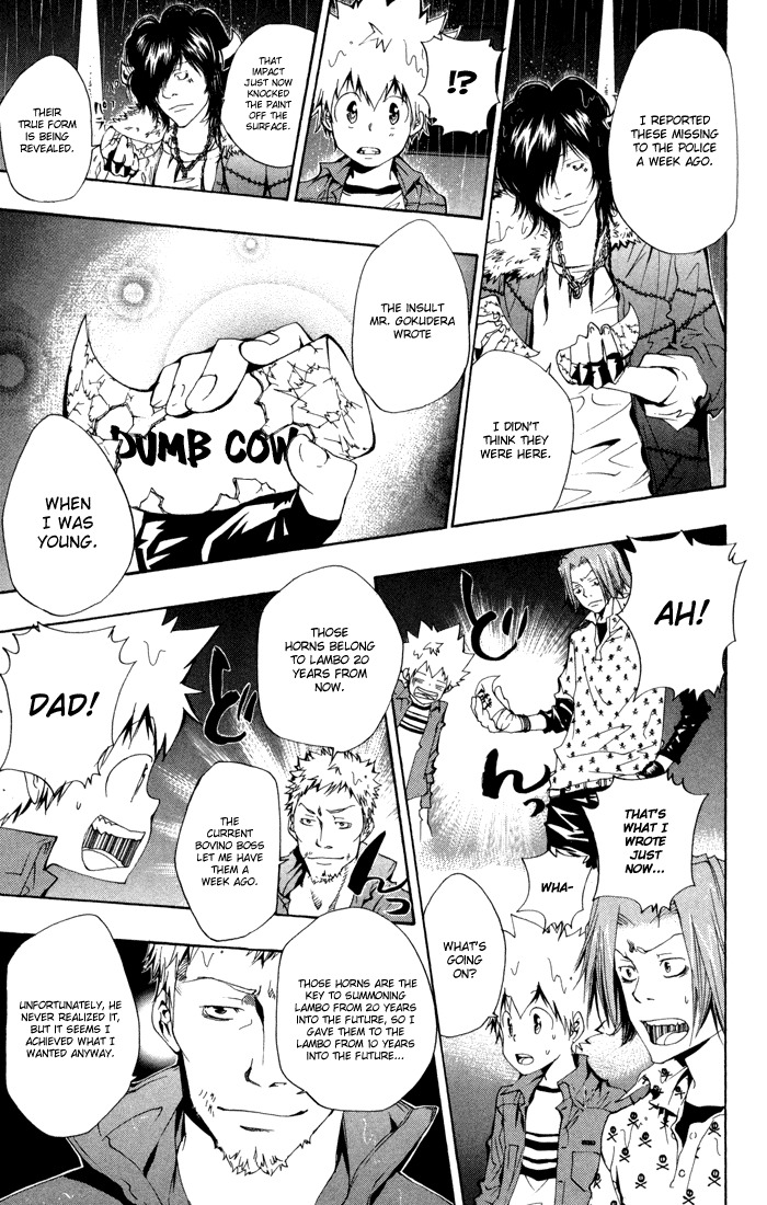 Kateikyoushi Hitman Reborn! Chapter 98 page 9 - Chapter 98: Lambo, 20 Years Later
