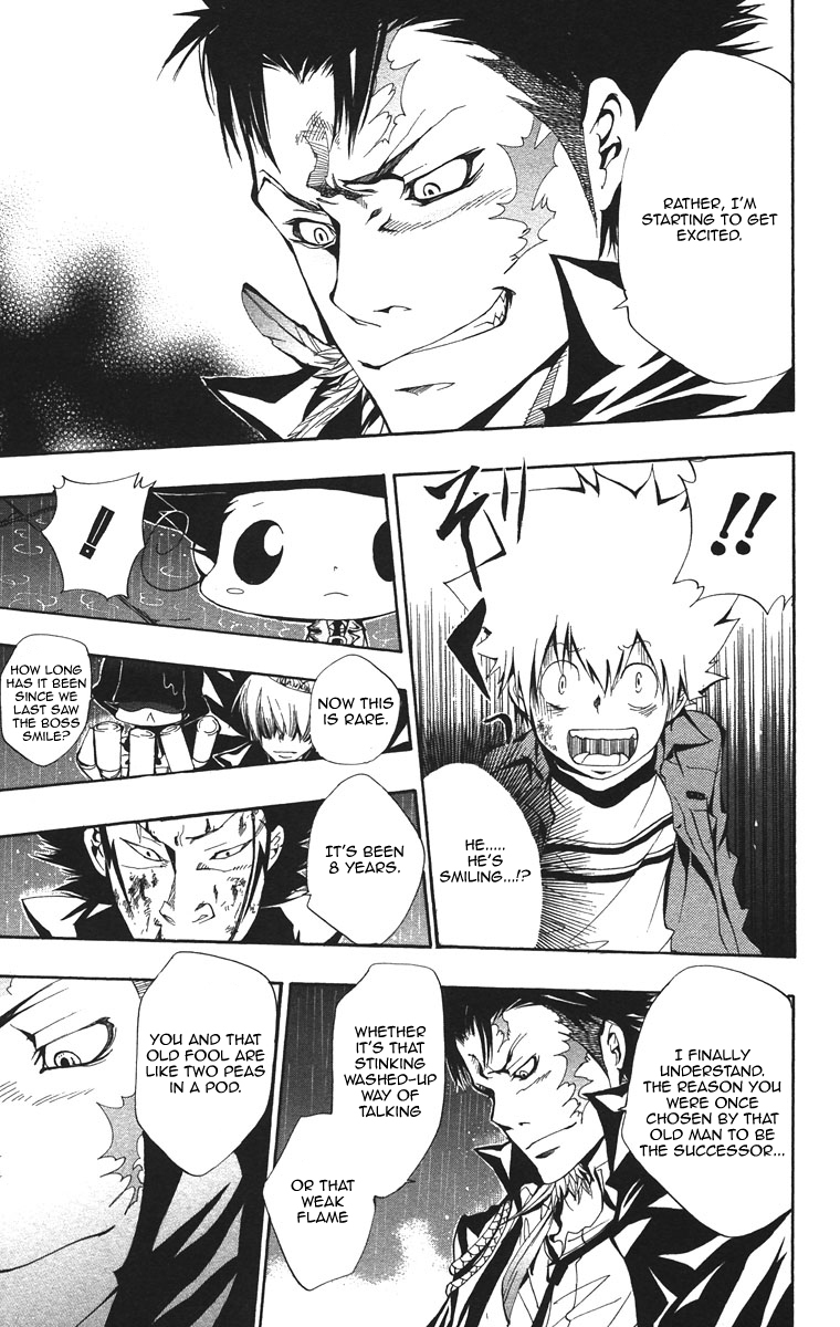 Kateikyoushi Hitman Reborn! Chapter 99 page 12 - Chapter 99: Xansus Smile
