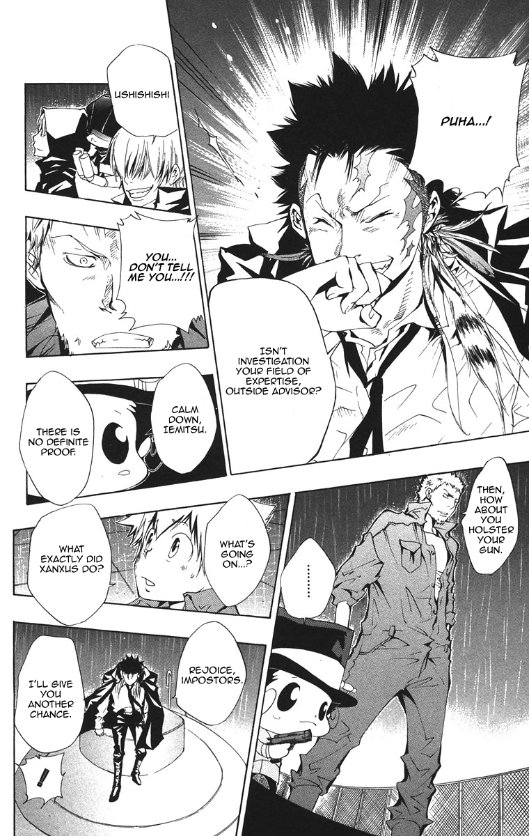 Kateikyoushi Hitman Reborn! Chapter 99 page 17 - Chapter 99: Xansus Smile