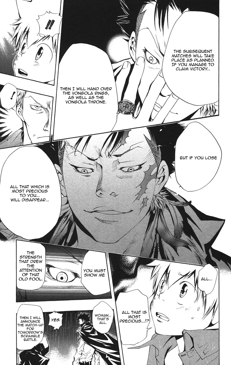Kateikyoushi Hitman Reborn! Chapter 99 page 18 - Chapter 99: Xansus Smile