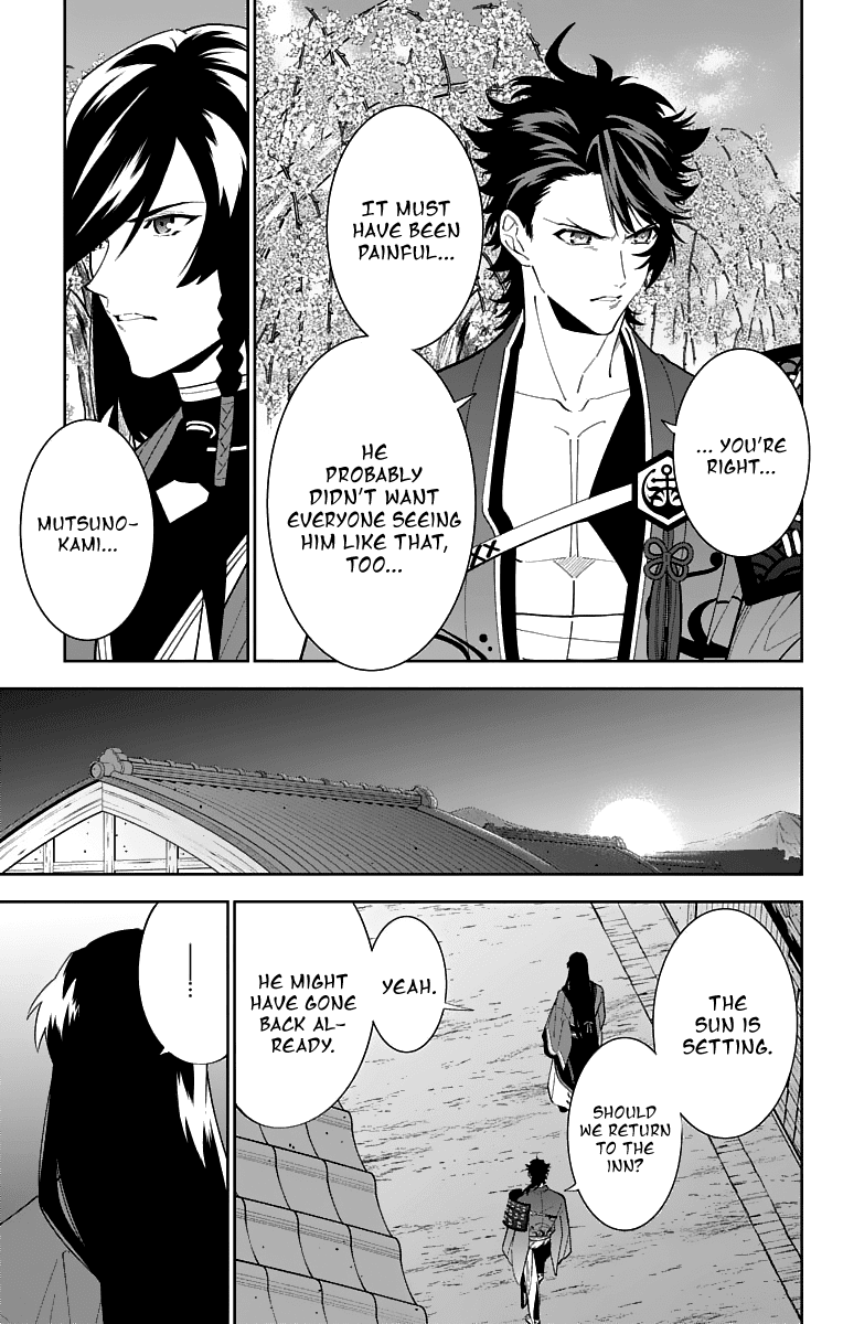 Katsugeki Touken Ranbu Chapter 19 page 27 - Chapter 19: Where Loyalty Leads (Part 2)