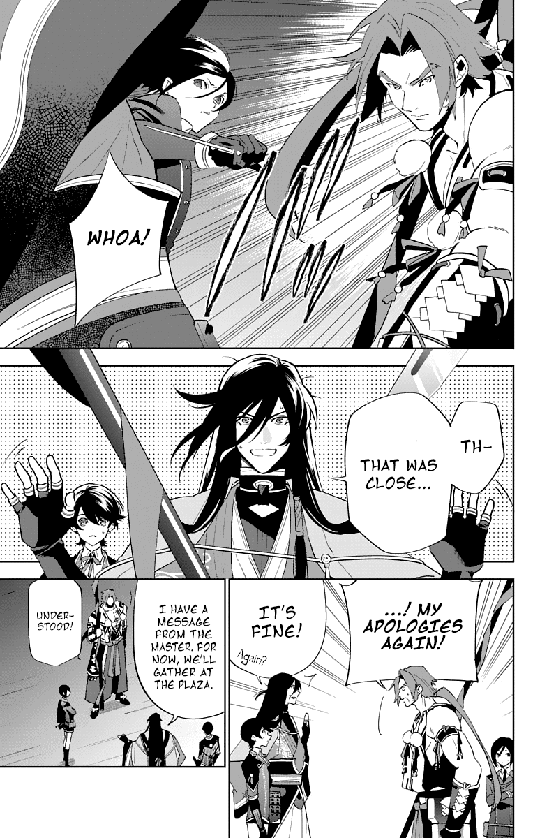 Katsugeki Touken Ranbu Chapter 2 page 37 - Chapter 2: Commanding Officer