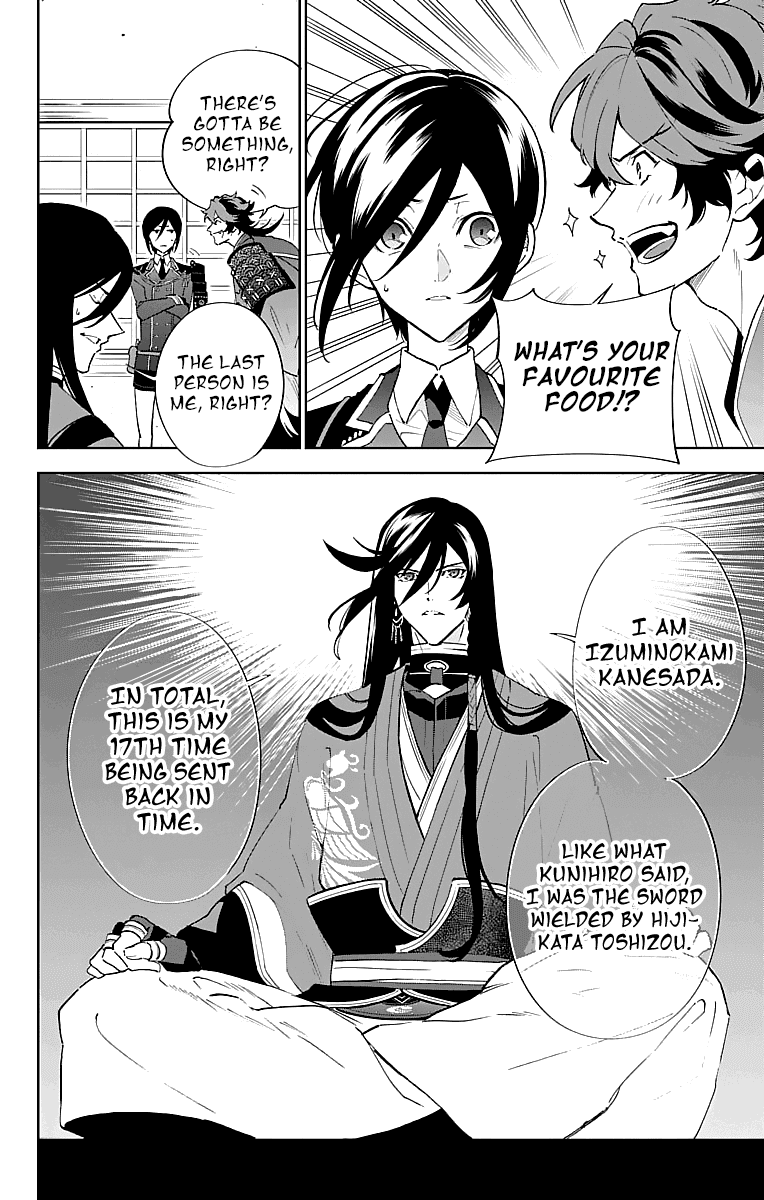 Katsugeki Touken Ranbu Chapter 3 page 14 - Chapter 3: Command Officer (Part 2)
