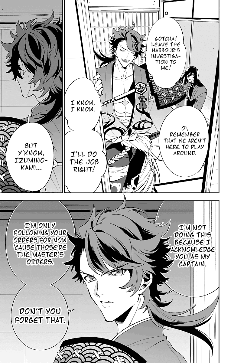 Katsugeki Touken Ranbu Chapter 3 page 19 - Chapter 3: Command Officer (Part 2)