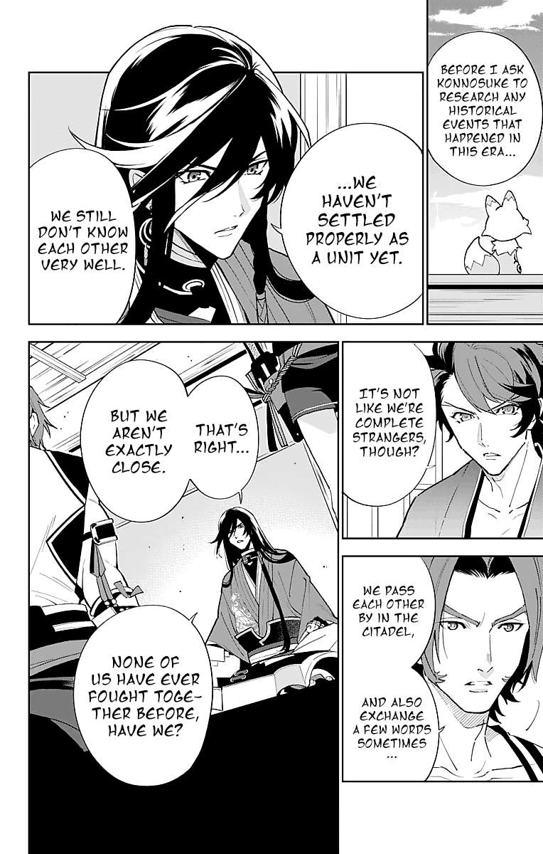 Katsugeki Touken Ranbu Chapter 3 page 6 - Chapter 3: Command Officer (Part 2)