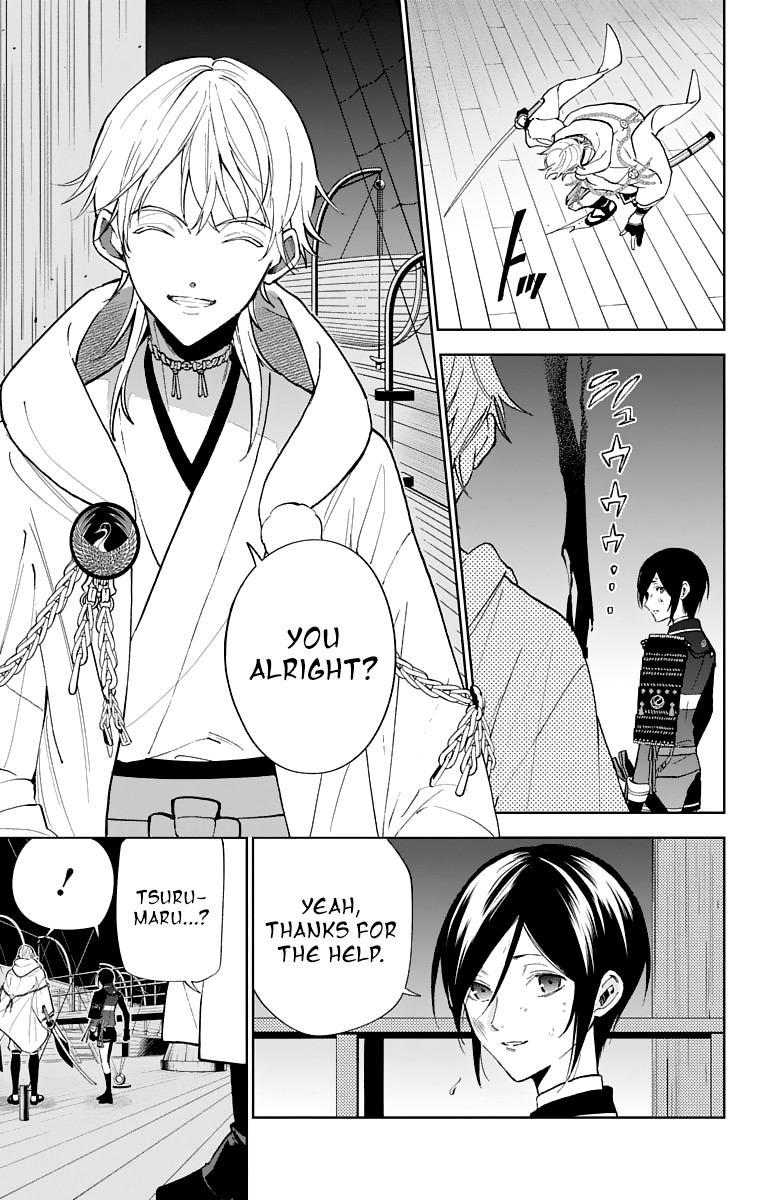 Katsugeki Touken Ranbu Chapter 8 page 7 - Chapter 8: The Fires of War (1)