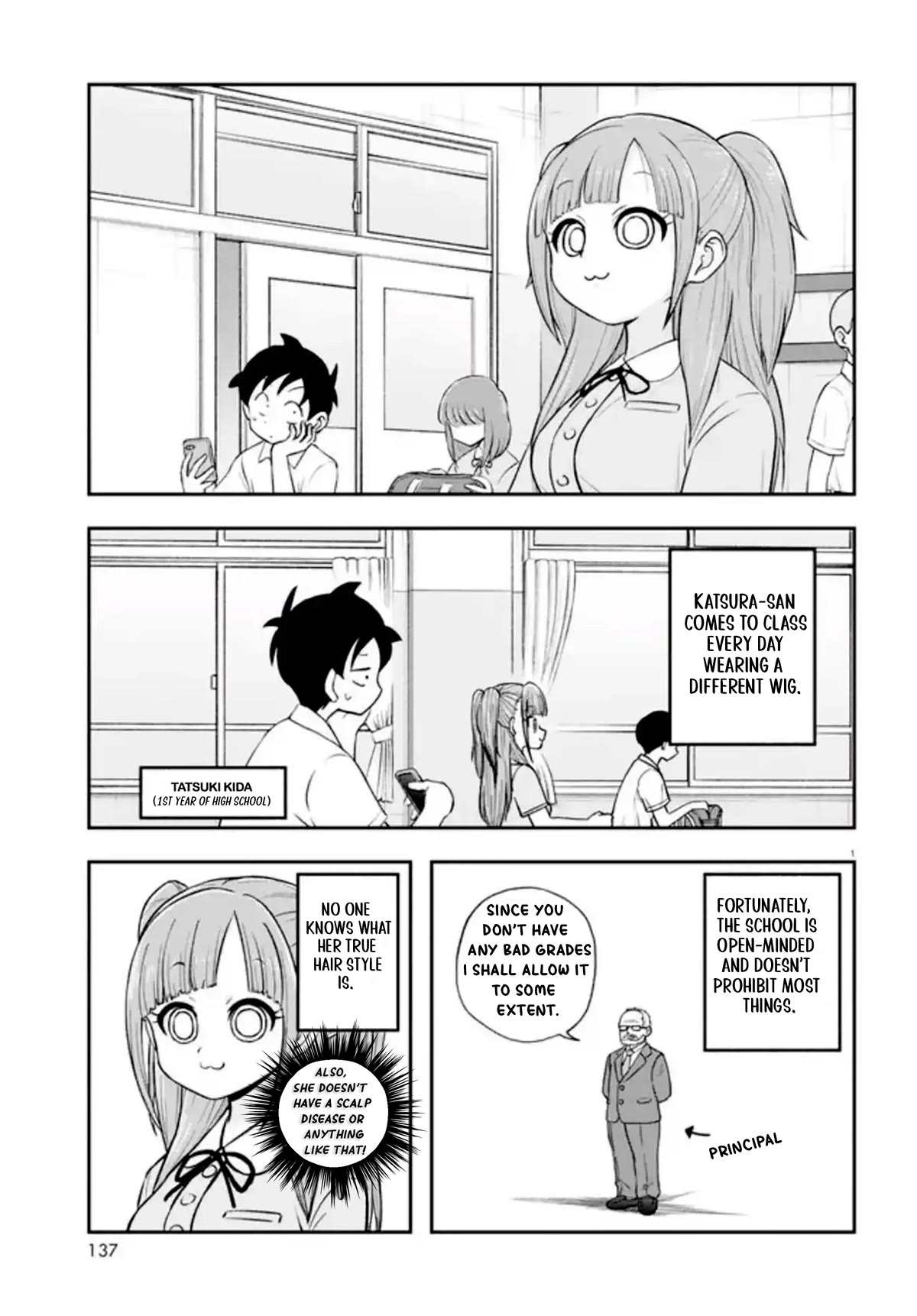 Katsura's Wig of the Day Chapter 1 page 3 - Chapter 1