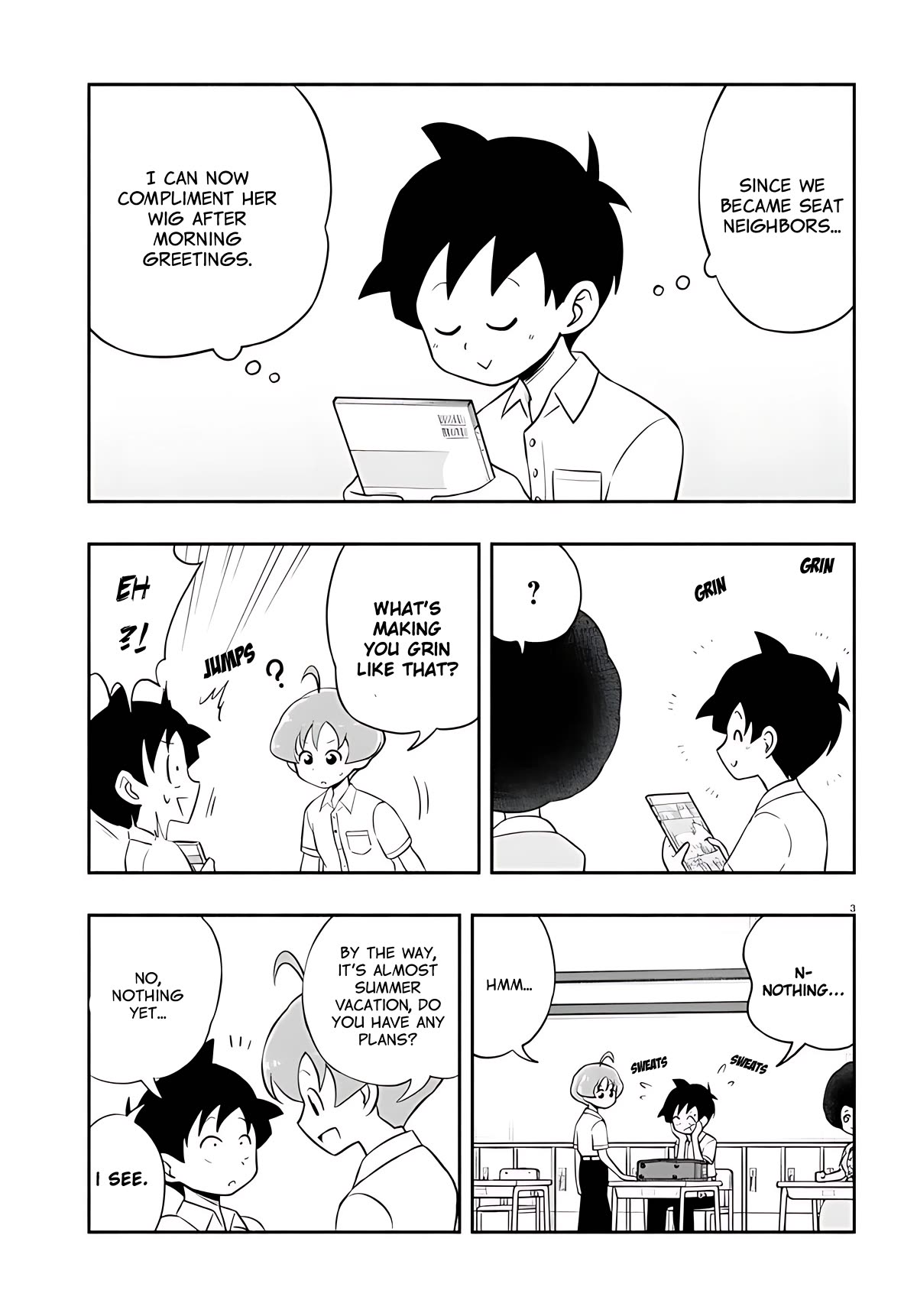Katsura's Wig of the Day Chapter 12 page 3 - Chapter 12