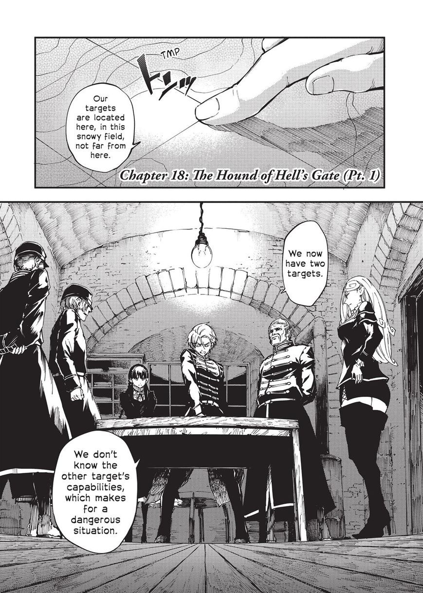 Katsute Kami Datta Kemonotachi e Chapter 18 page 1 - Chapter 18 : The Hound of Hell's Gate (1)