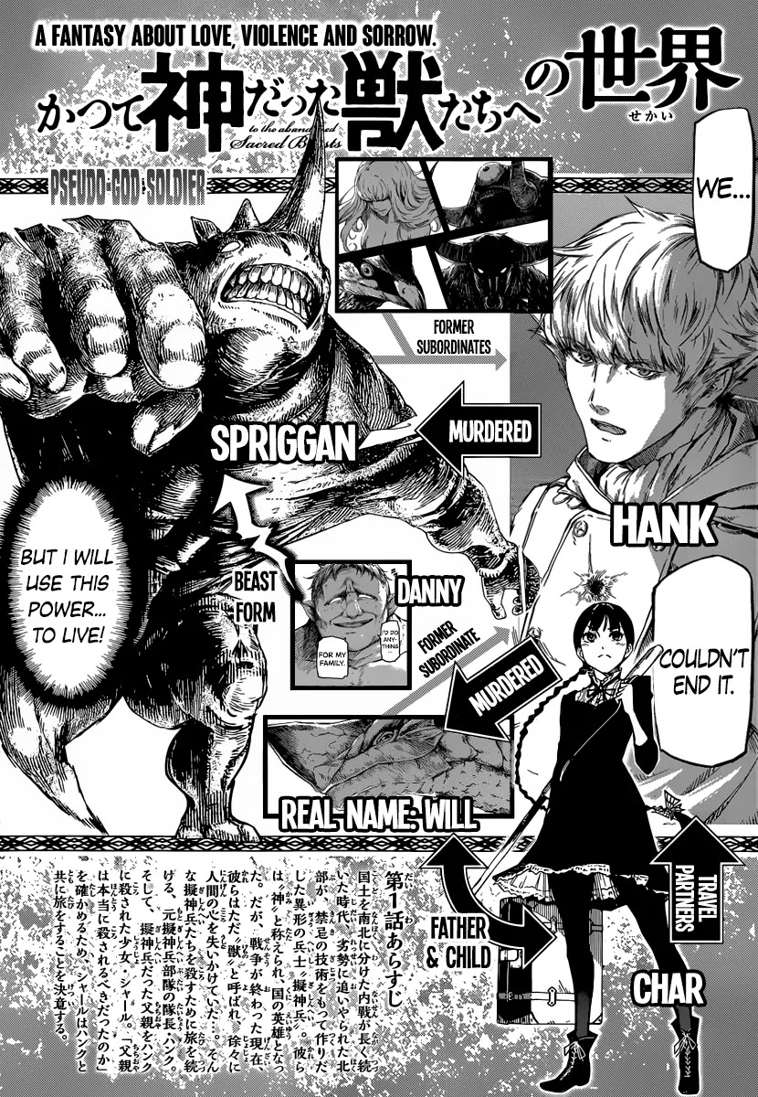 Katsute Kami Datta Kemonotachi e Chapter 2 page 1 - Chapter 2: Minotaur's fortress ?