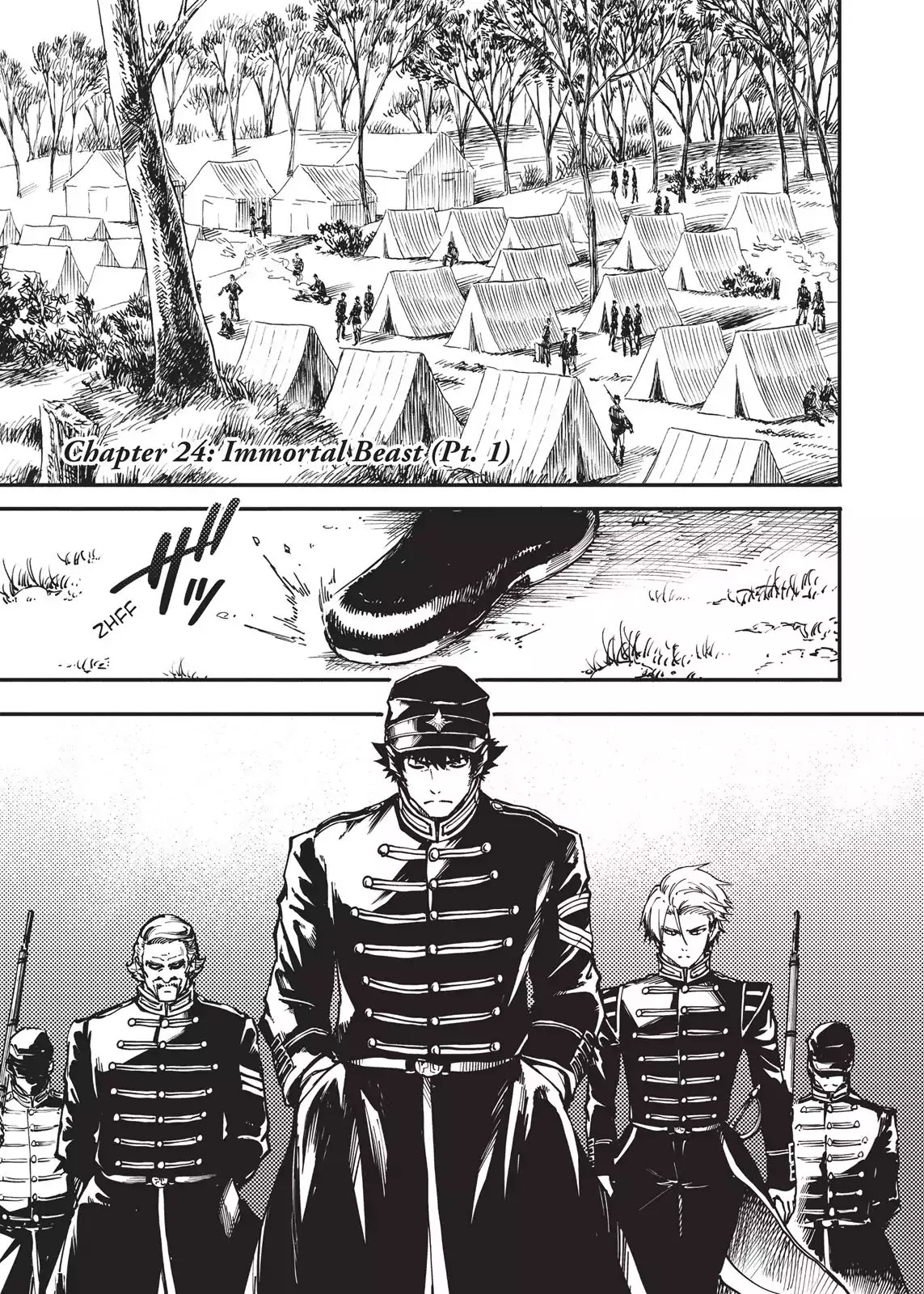 Katsute Kami Datta Kemonotachi e Chapter 24 page 1 - Chapter 24: Immortal Beast (1)