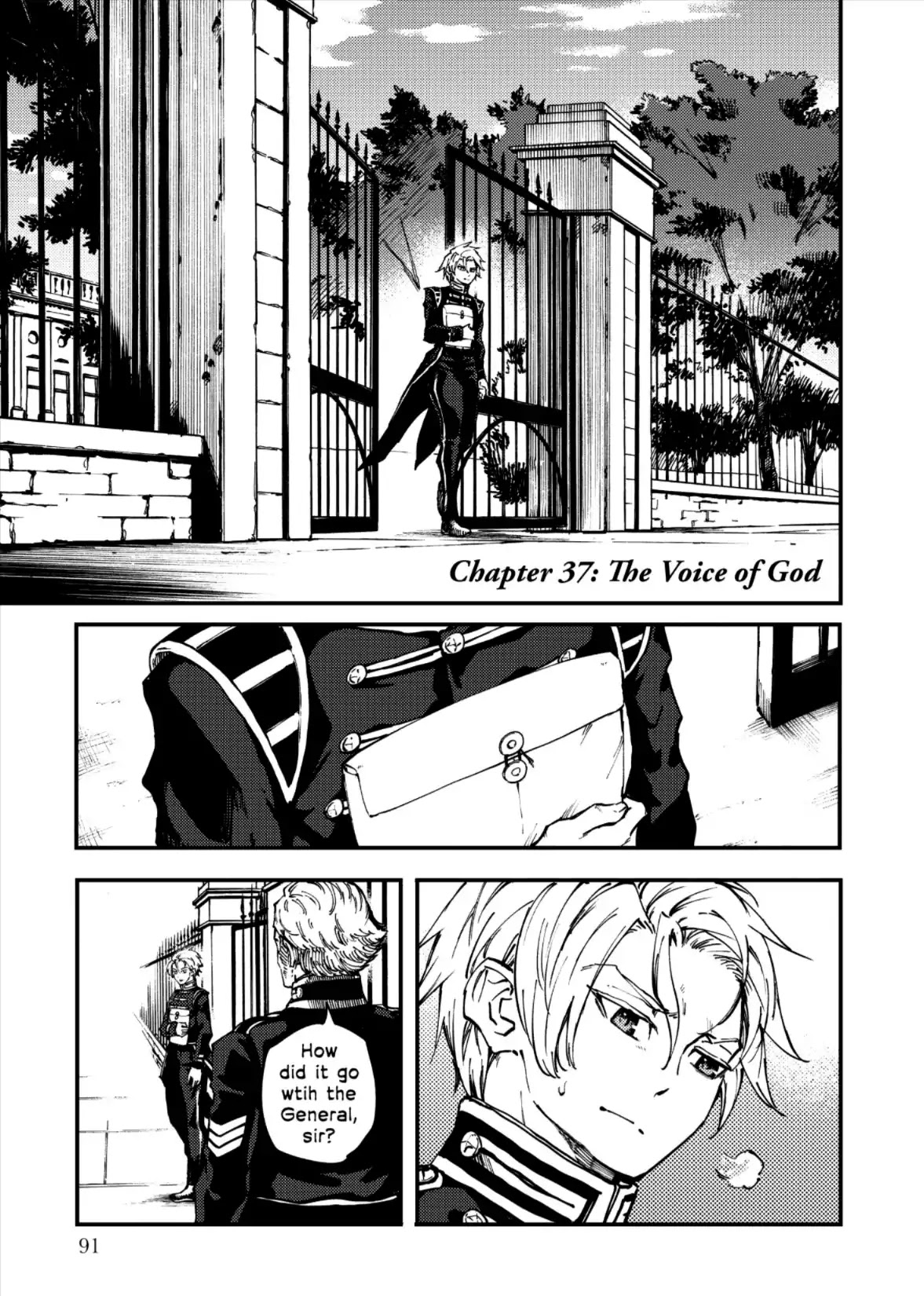 Katsute Kami Datta Kemonotachi e Chapter 37 page 1 - Chapter 37: The Voice of God