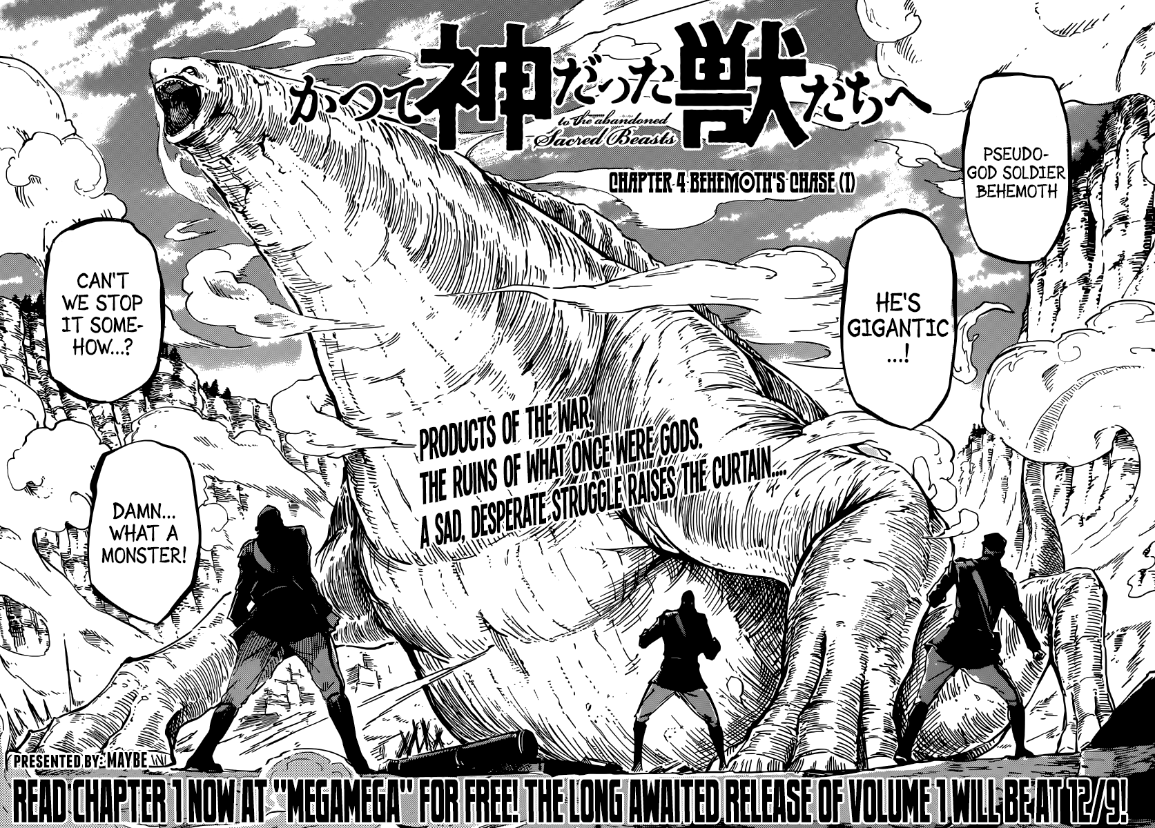 Katsute Kami Datta Kemonotachi e Chapter 4.2 page 2 - Chapter 4 v2 : Chapter 4 Behemoth's Chase ①