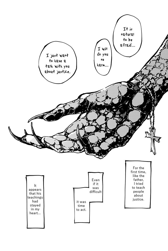 Katsute Kami Datta Kemonotachi e Chapter 8 page 15 - Chapter 8 : The Conviction of the Gargoyle (2)