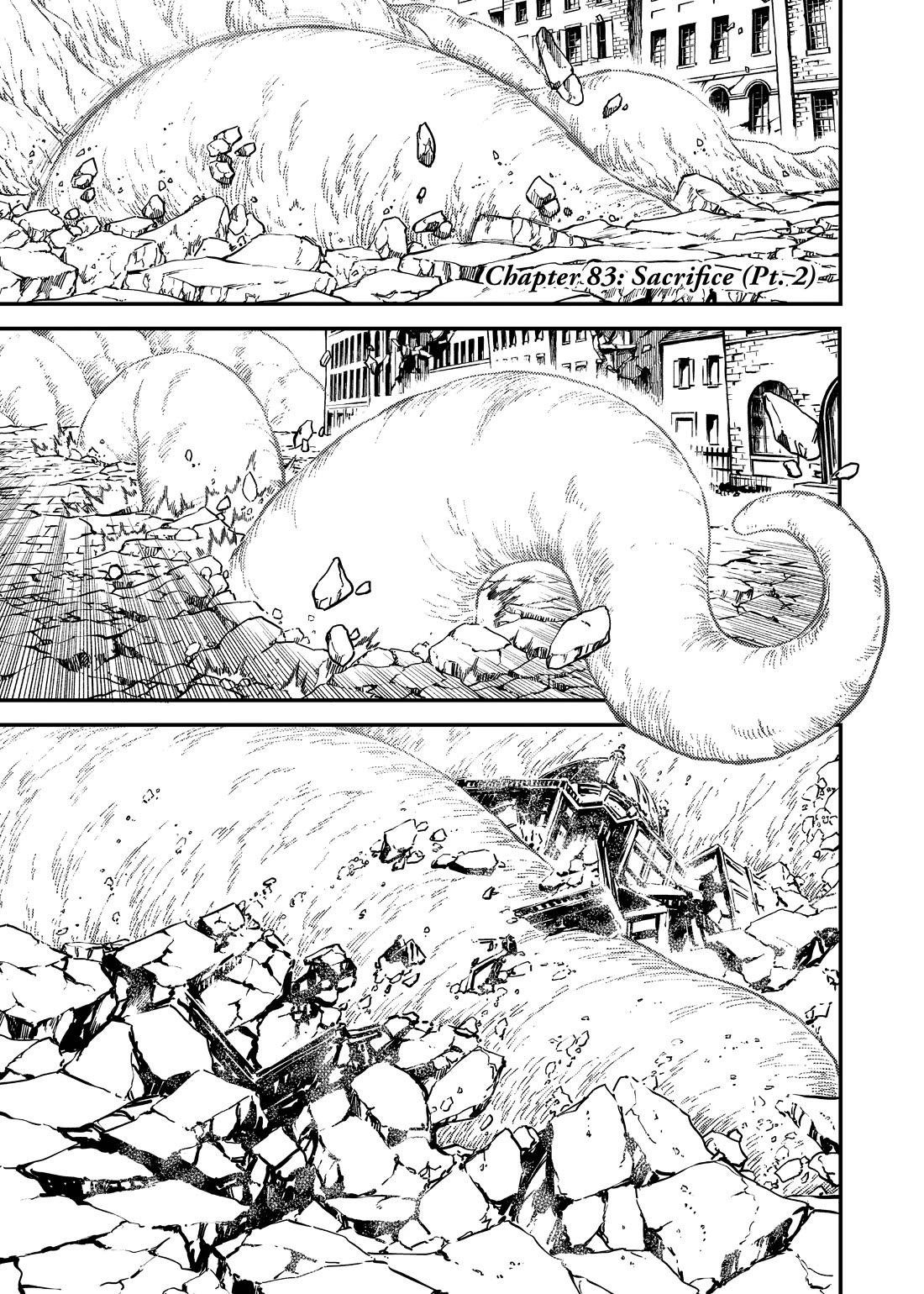 Katsute Kami Datta Kemonotachi e Chapter 83 page 1 - Chapter 83: Sacrifice (Pt. 2)