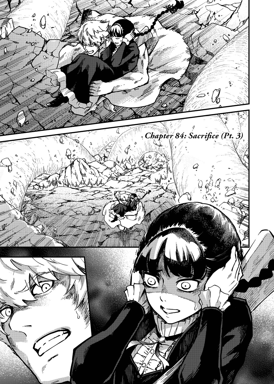Katsute Kami Datta Kemonotachi e Chapter 84 page 1 - Chapter 84: Sacrifice (Pt. 3)