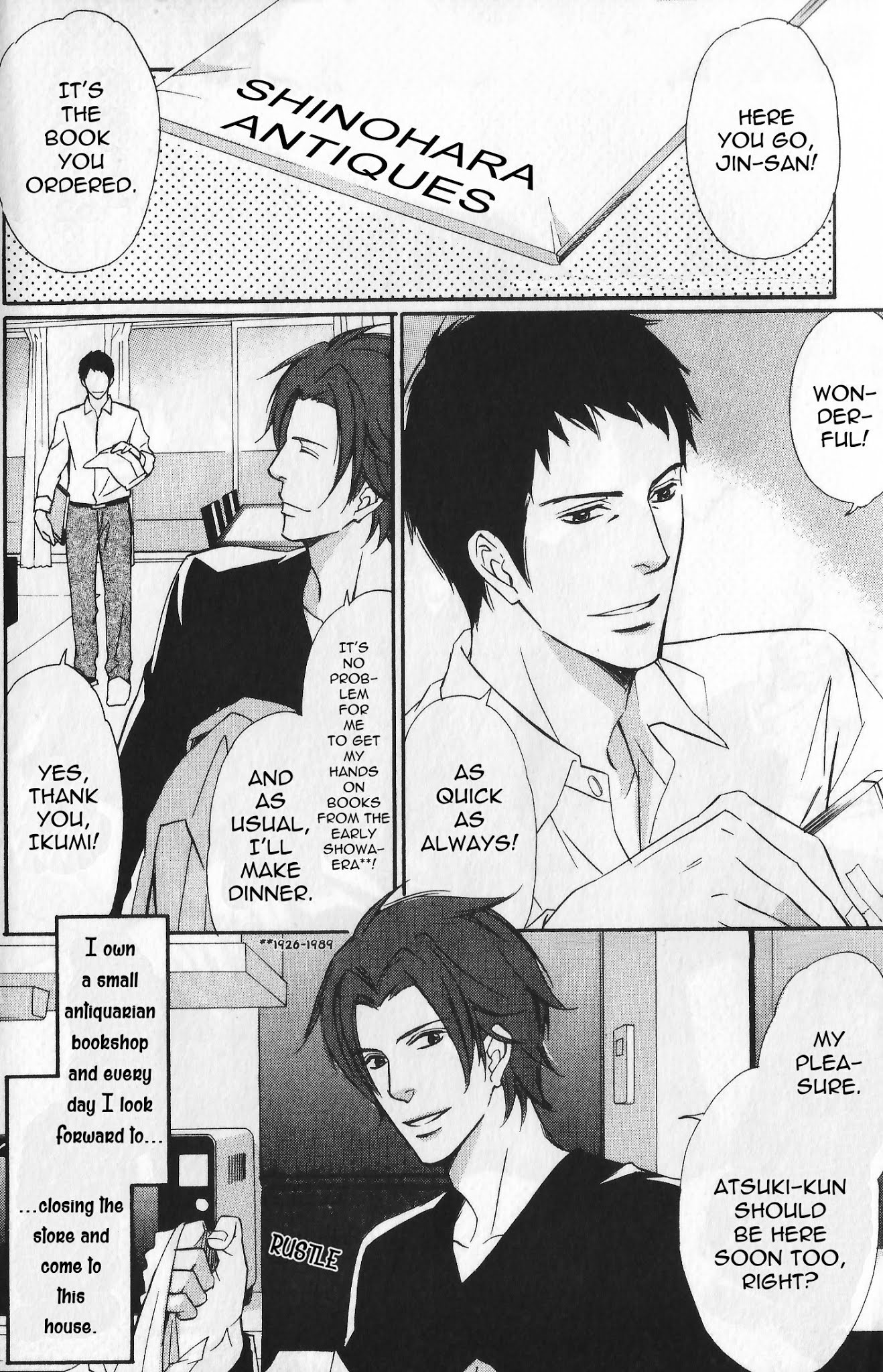 Kawaii Anata ni Amai Wana Chapter 1 page 4 - Chapter 1: A Father, His Son and Sweets