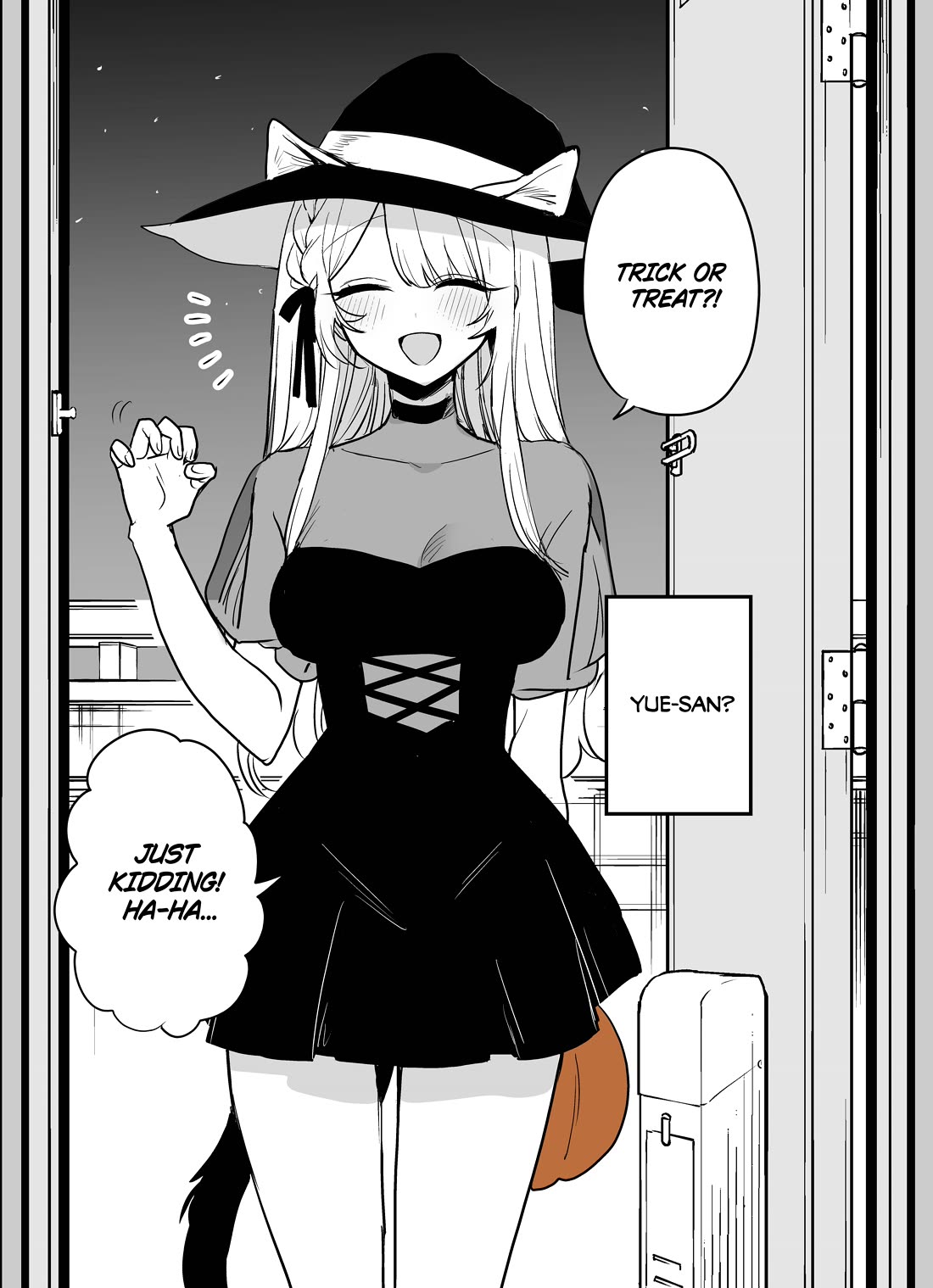 Kawaii Kanojo-chan Chapter 29.5 page 1 - Chapter 29.5: Halloween Extra(Fanbox)