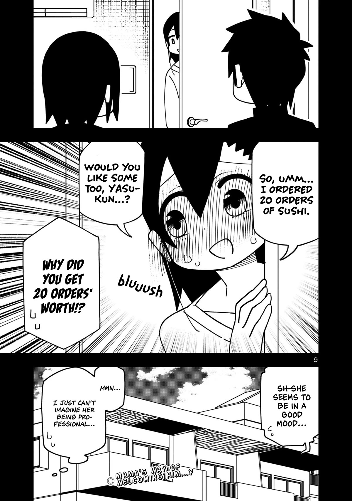 Kawaii Kouhai ni Iwasaretai Chapter 101 page 9 - Chapter 101: Her cute mom wants to make me say it