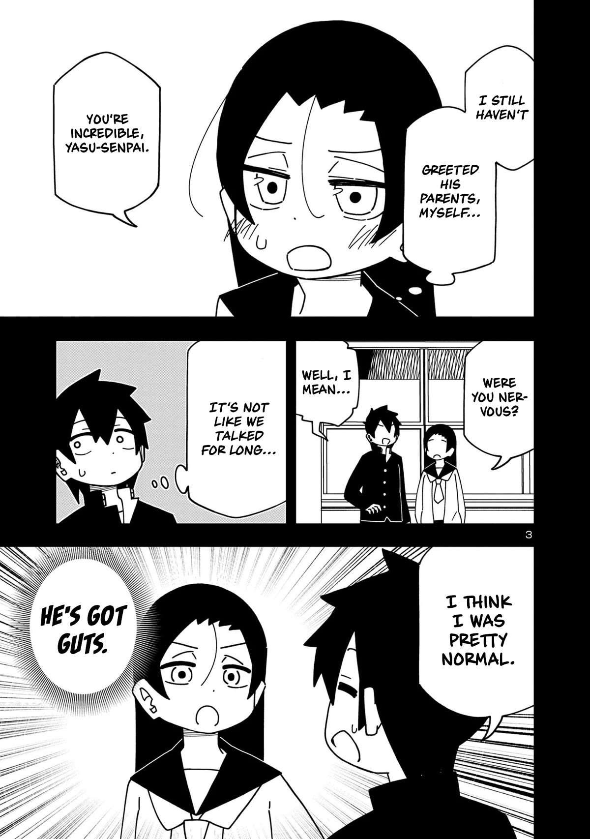 Kawaii Kouhai ni Iwasaretai Chapter 102 page 3 - Chapter 102: I want to be bewildered by the sudden development