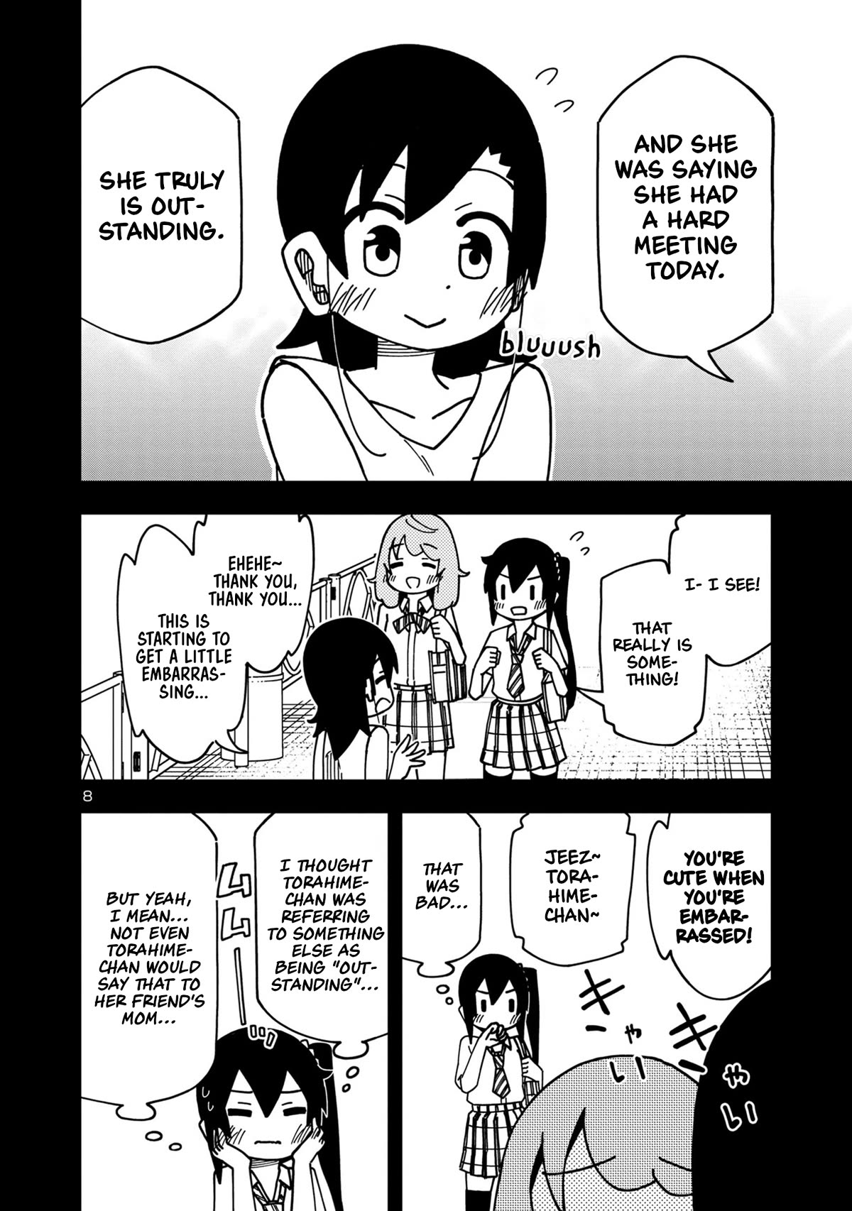 Kawaii Kouhai ni Iwasaretai Chapter 108 page 8 - Chapter 108: I want to praise a great mom.