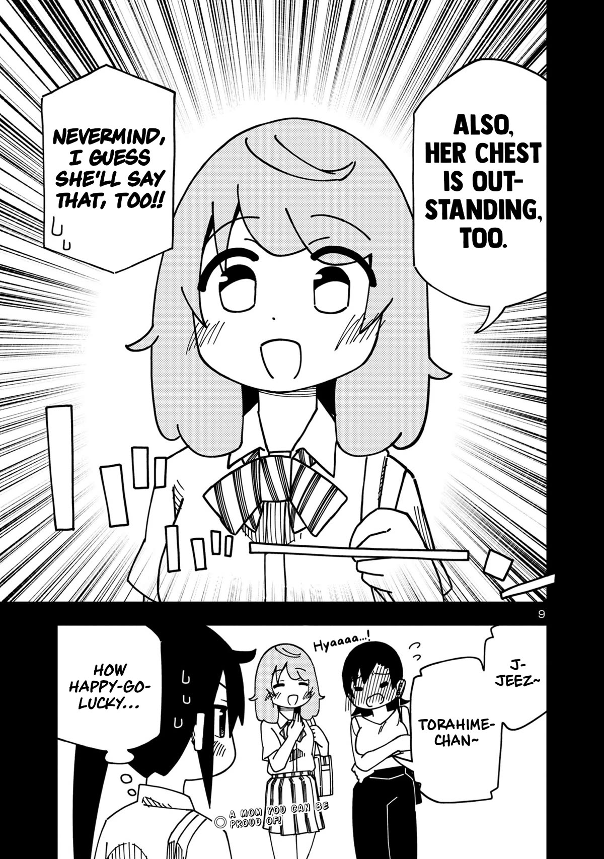 Kawaii Kouhai ni Iwasaretai Chapter 108 page 9 - Chapter 108: I want to praise a great mom.