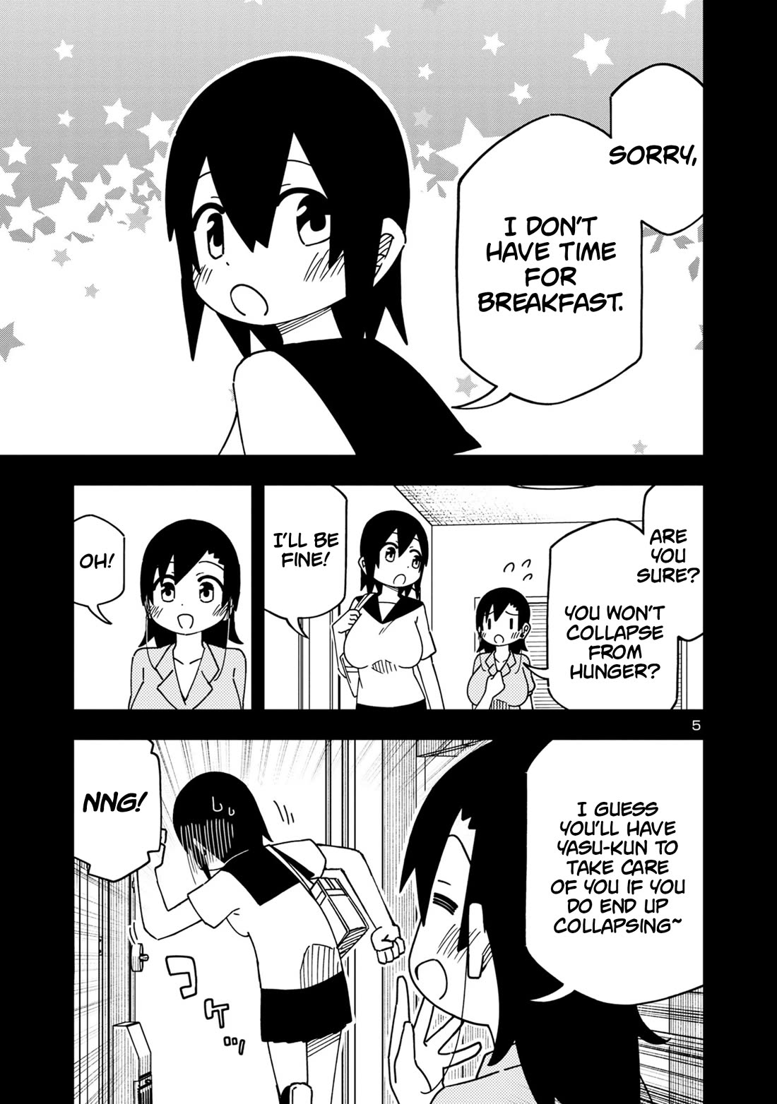 Kawaii Kouhai ni Iwasaretai Chapter 116 page 5 - Chapter 116: I can't get out of bed in the morning
